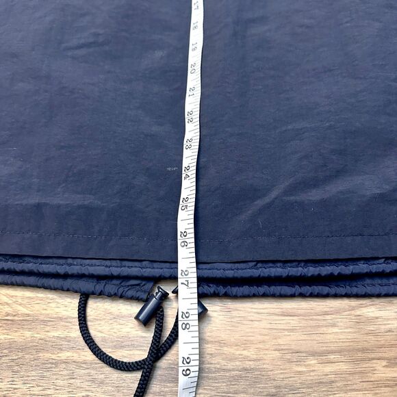 Abercrombie & Fitch Y2K Nylon Windbreaker Vest Navy Blue Men's XL - Picture 11 of 11